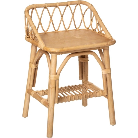 Atmosphera Jolie Nachtkastje Rotan - Tafeltje - Kinderkamer - Nachttafel - Kindernachtkastje