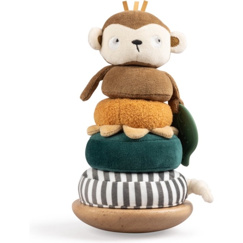 Sebra Tuimelaar en Stapelringen Aap - Maci The Monkey