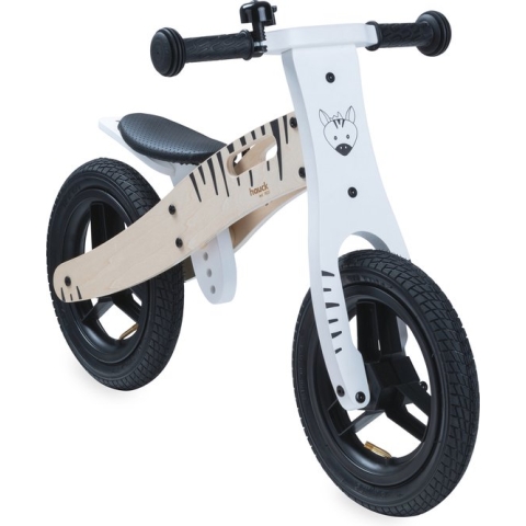 Hauck loopfiets kinderen Balance N Ride, houten loopfiets vanaf 18 maanden (FSC®-gecertificeerd), Zebra