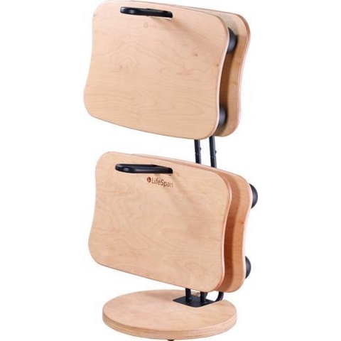 LifeSpan - Balance Board (Set van 4 stuks) - Inclusief Rek - Houten Balansbord