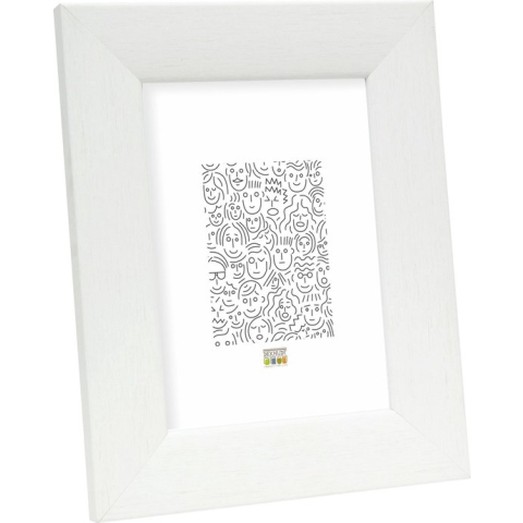 Deknudt Frames fotolijst S53GF1 - witte schilderlook - hout - 15x20 cm