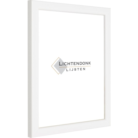Fotolijst - Fotokader - Wit - Hoogglans profiel - Fotomaat 42x59,4 - Ontspiegeld ACRYLITE - Art.nr. 102049425943