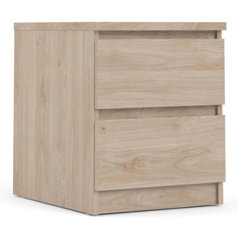 Nada nachtkastje 2 laden Hickory decor.