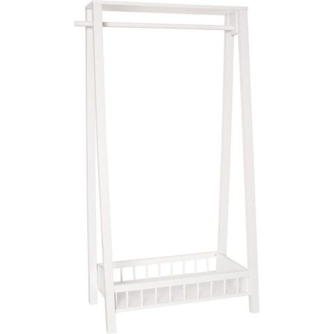 Jabadabado Houten Kledingrek - Wit