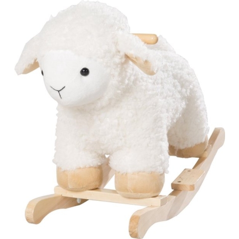 Roba Hobbelschaap Junior 46 X 32 X 65 Cm Hout/textiel Wit