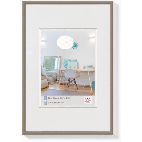 Walther Design New Lifestyle Kunststof Fotolijst - 61x91,5 cm - Staal