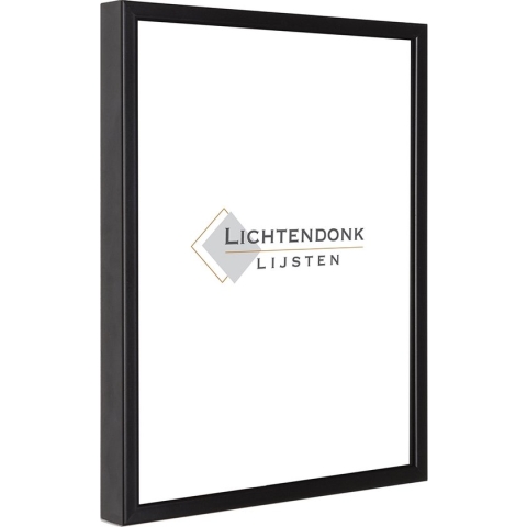 Aluminium Wissellijst 50 x 60 Zwart - Helder Glas - Salerno