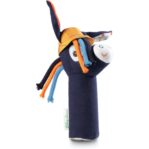 Lilliputiens - Rammelaar - Ezeltje Ignace - grijprammelaar