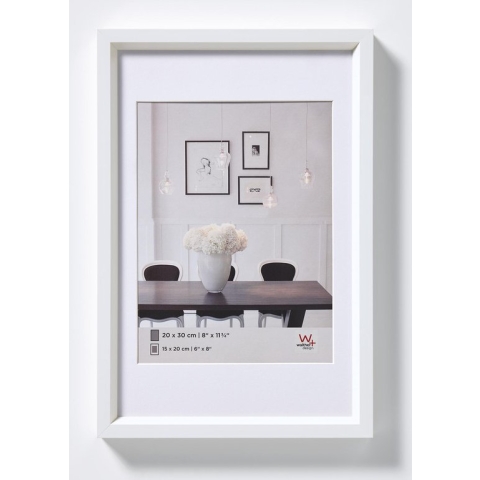 Walther Steel Style - Fotolijst - Fotoformaat 15x20 cm - Wit
