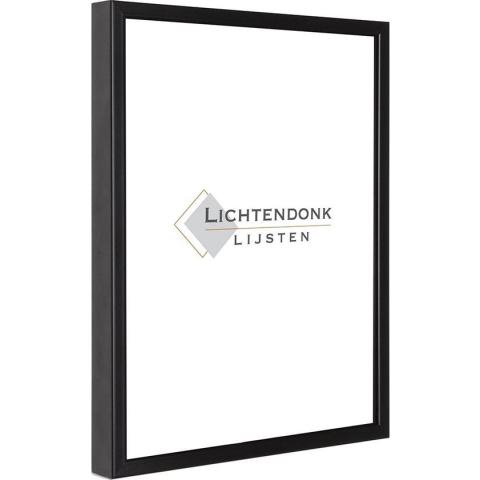 Aluminium Wissellijst 60 x 80 Zwart - Helder Acrylite - Salerno