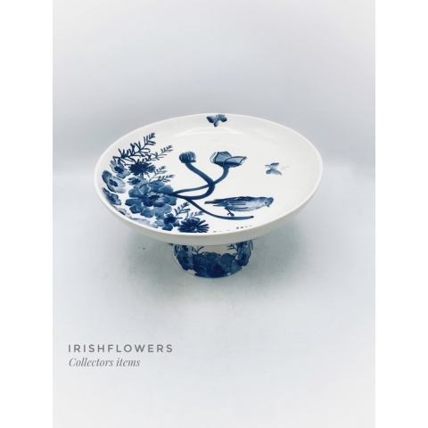 Schaal - Schaal op voet - Villa Pottery - Keramiek - Decoratie - Garden Blue 12