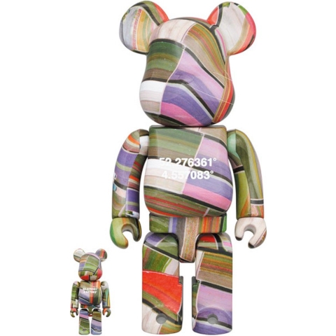 400% & 100% Bearbrick set - Lisse Overview (Benjamin Grant)