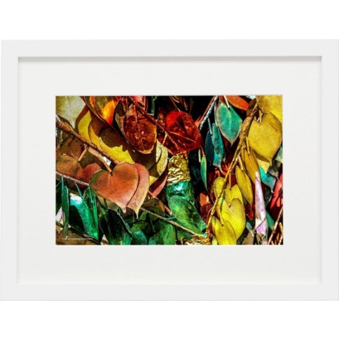 Deknudt Frames Poster in lijst - kleurrijke boombladeren - 30x40 cm
