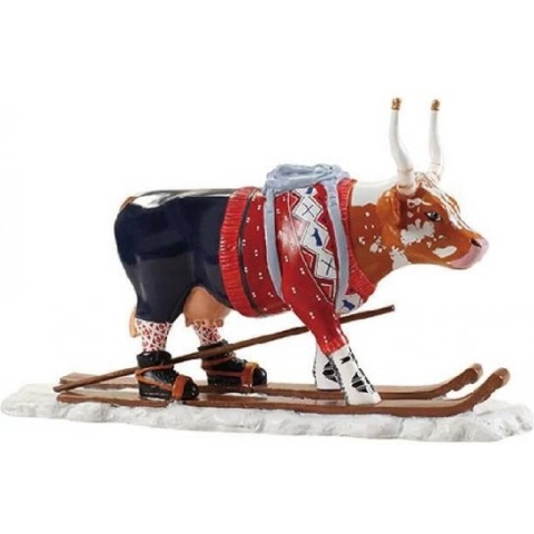 Cow Parade Ski Cow - Loypelin Lauslam (medium)