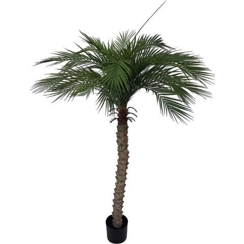 Kunst Palmboom Hawaii - 155cm - Namaak Tropische Palmboom - Groen