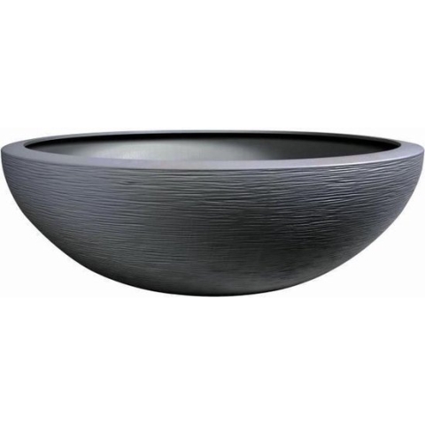 Bloempot EDA Graphit Washbasin Grijs Donker grijs (Ø 59 x 21 cm)