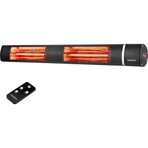 Monzana Infraroodstraler 3000W - 3 Standen/Afstandsbediening - Zwart