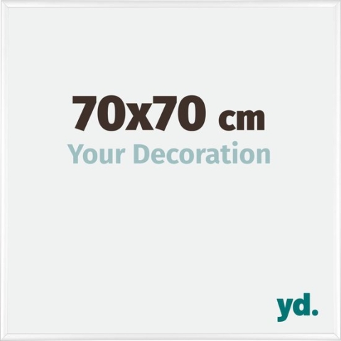 Your Decoration Kent Aluminium Fotolijst - 70x70 cm - Wit Hoogglans