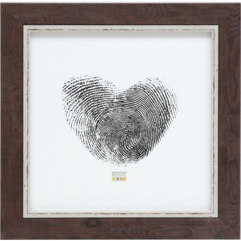 Deknudt Frames fotolijst S45VY2 - bruine houttint - voor foto 40x40 cm