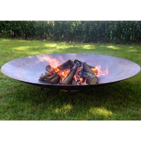 Forno Vuurschaal - Cortenstaal - Ø 60 x 14 cm - Staaldikte 3 mm