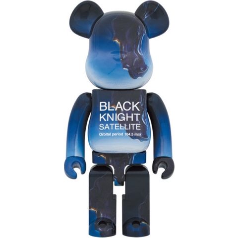 1000% Bearbrick - Black Knight Satellite