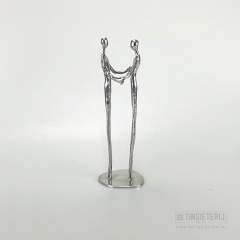 Sculptuur Bedankt 23cm - Afscheid collega - Afscheidscadeau - Bedankt cadeautje - Relatiegeschenken bedankt - Dankbaarheid - Vriendschap - Pensioen