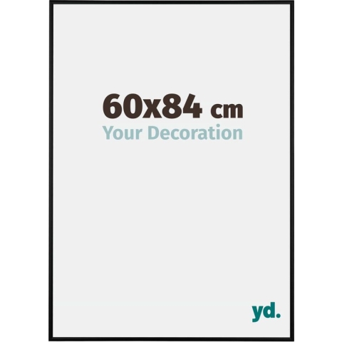 Your Decoration Kent Aluminium Fotolijst - 60x84 cm - Zwart Mat