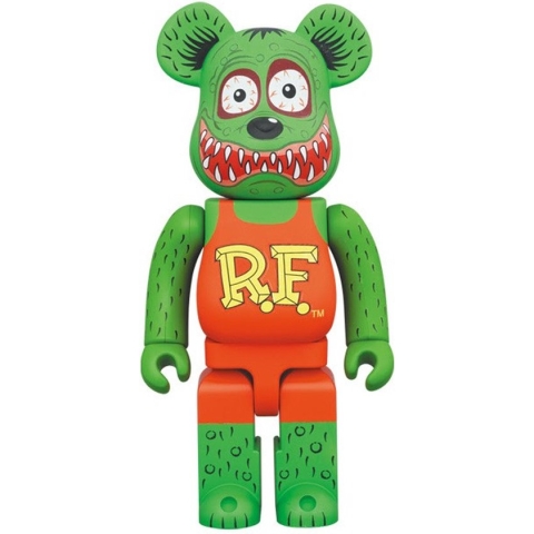 1000% Bearbrick - Rat Fink by Ed "Big Daddy" Roth