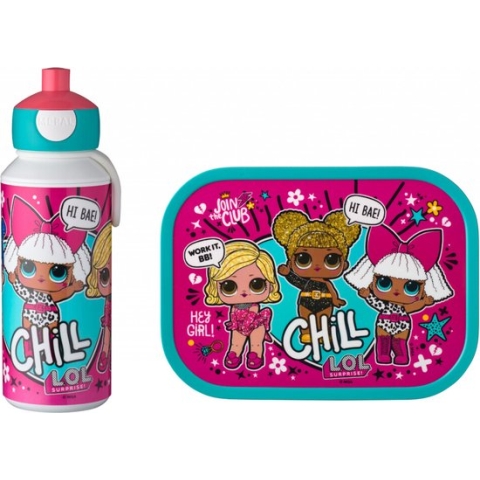 Mepal - Campus lunchset - Pop-up drinkfles + bento lunchbox - LOL Surprise
