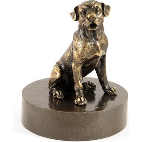 Rottweiler zittend - Verbronsd Honden Asbeeld Dieren Urn Voor Uw Geliefde Hond