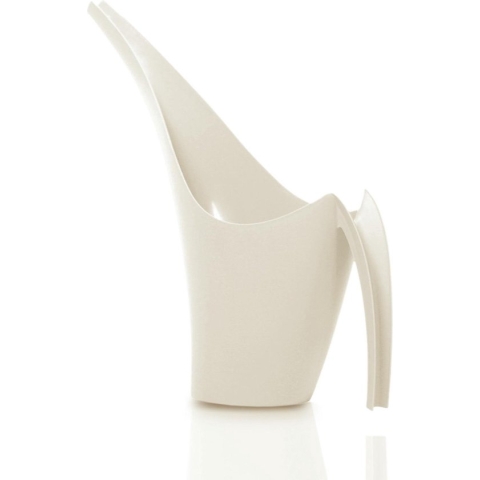 1x Stuks creme bloemen/planten gieters kunststof 1,5 liter - Binnen gieters