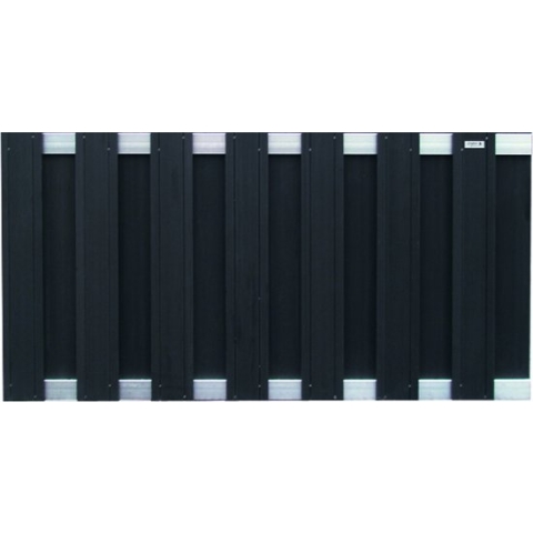 Intergard Tuinscherm schutting composiet zwart 180x93cm