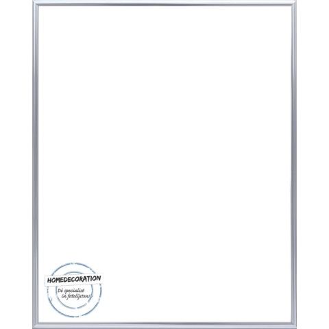 Homedecoration Kampen– Fotolijst – Fotomaat – 49x78 cm– Aluminium – Zilver hoogglans