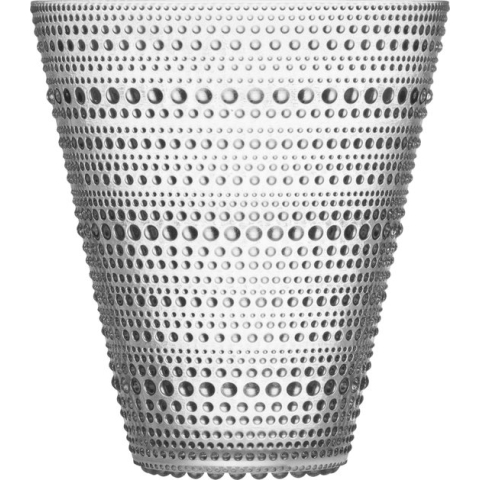 Iittala Kastehelmi - Glazen Vaas - Bloemenvaas Binnen - Transparant - 154 mm
