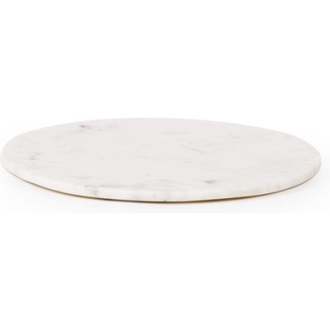 XLBoom - MAX serie Decoratief dienblad, tray, snijplank - WIT MARMER - Ø40cm
