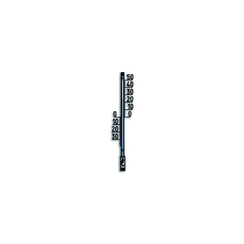 Binnen/buiten thermometer kunststof 6,5 x 28 cm - Buitenthemometers - Temperatuurmeters