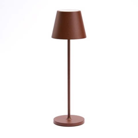 LED accu lamp - binnen/buiten - warmwit - dimbaar - aardebruin