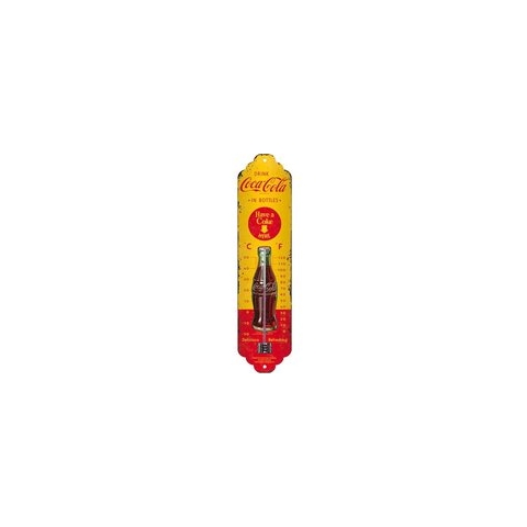 TFA Dostmann NOSTALGIC ART Coca Cola Thermometer Geel, Rood
