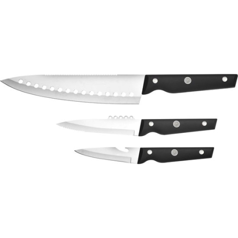 Messen Set Bergner Pro Reeco BG41026DBL Roestvrij staal ABS 3 Onderdelen
