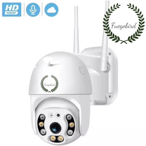 Fuegobird Wifi Smart Waterdichtheid IP66 IP camera - buiten - draai- en kantelbaar -Ondersteuning 2.4G/5G WIFI - 1080P - PTZ IP Camera