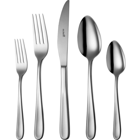 Sola Florence Bestekset 8 Persoons - 70 Delig RVS Bestek Set - Zilverwit Edelstaal 18/10 - Vaatwasserbestendig - Zilver