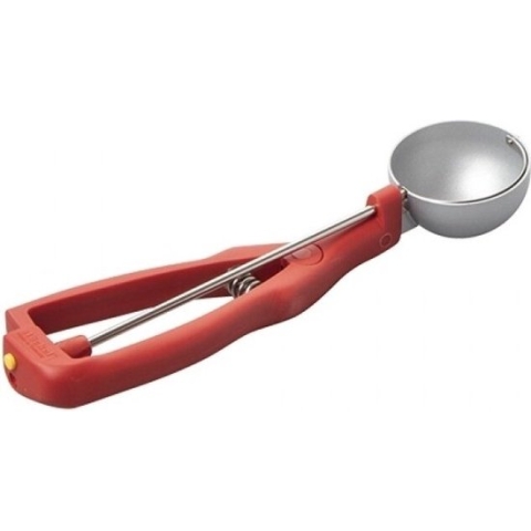 St鯿kel IJsportioneerlepel - �mm - 1/20Ltr - Rood