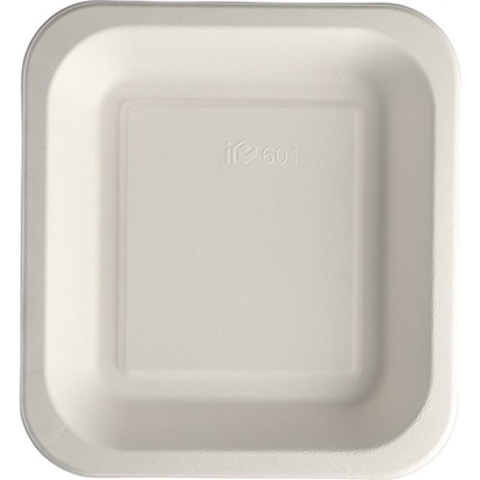 PAPSTAR Menubakken topseal, suikerriet 1400 ml 4,2 cm x 24,5 cm x 26,5 cm wit - 200 Stuks (4x50)