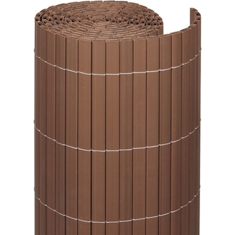 Videx Balkonscherm PVC Walnoot 180x300 cm