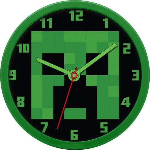 Minecraft Wandklok