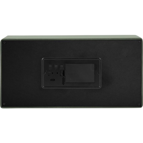 Table clock Boxed LED jungle green