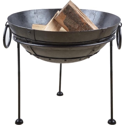 Esschert Design Gerecycled metalen vuurschaal 50 cm