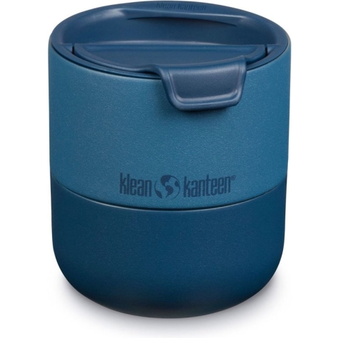 Klean Kanteen - Geisoleerde Low Ball - drinkbeker met flipdeksel 295ml. Stellar Blue