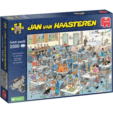 Jan Van Haasteren Puzzel De Kattenshow 2000 Stukjes