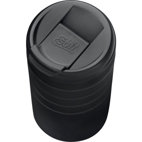 Esbit Majoris Thermosbeker - 450ml - Mat Zwart - Fliptop Deksel - RVS